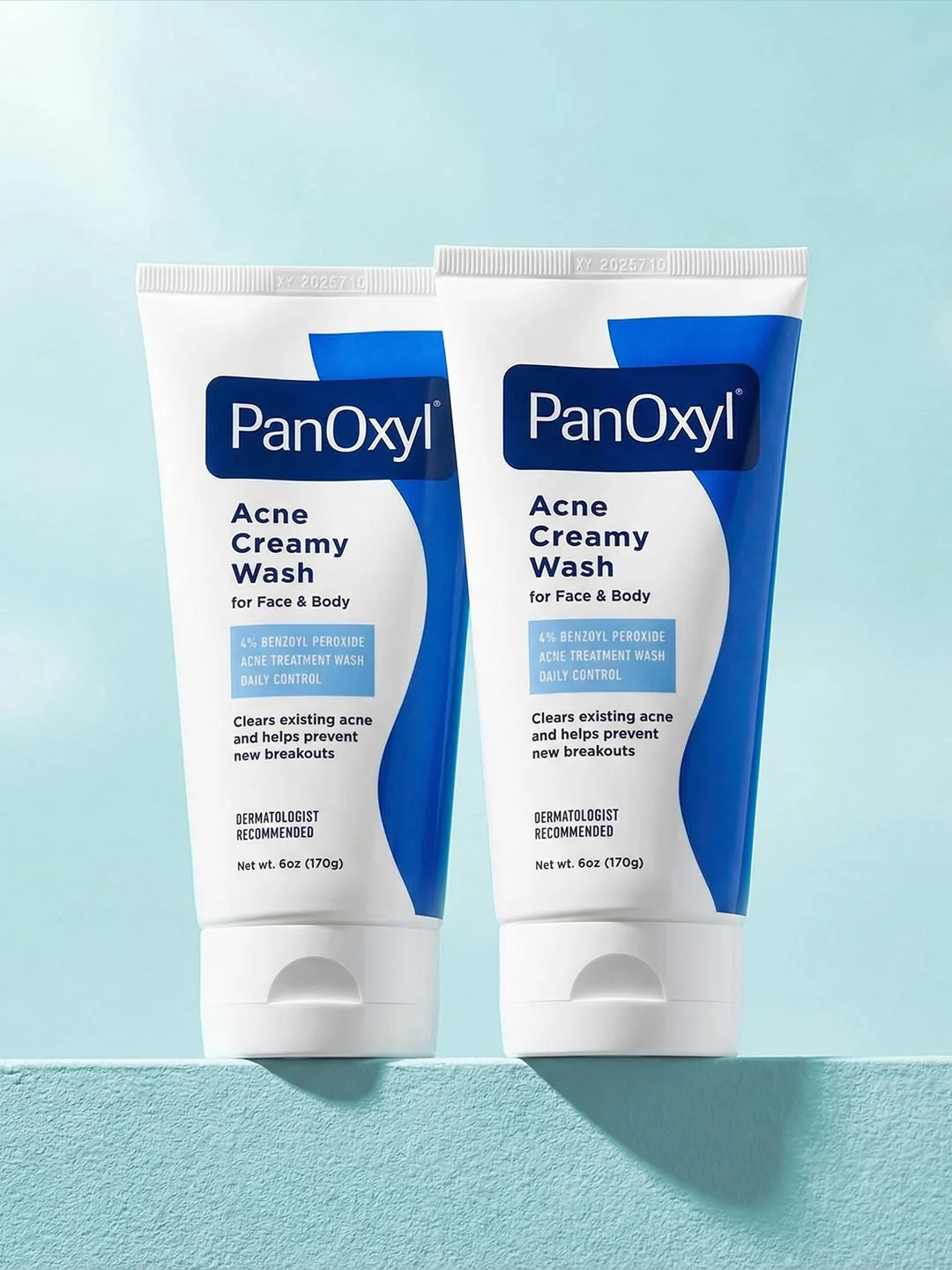 PanoOxyl Acne Creamy Wash, 4% Benzoyl Peroxide, 6 Oz White - Image 3