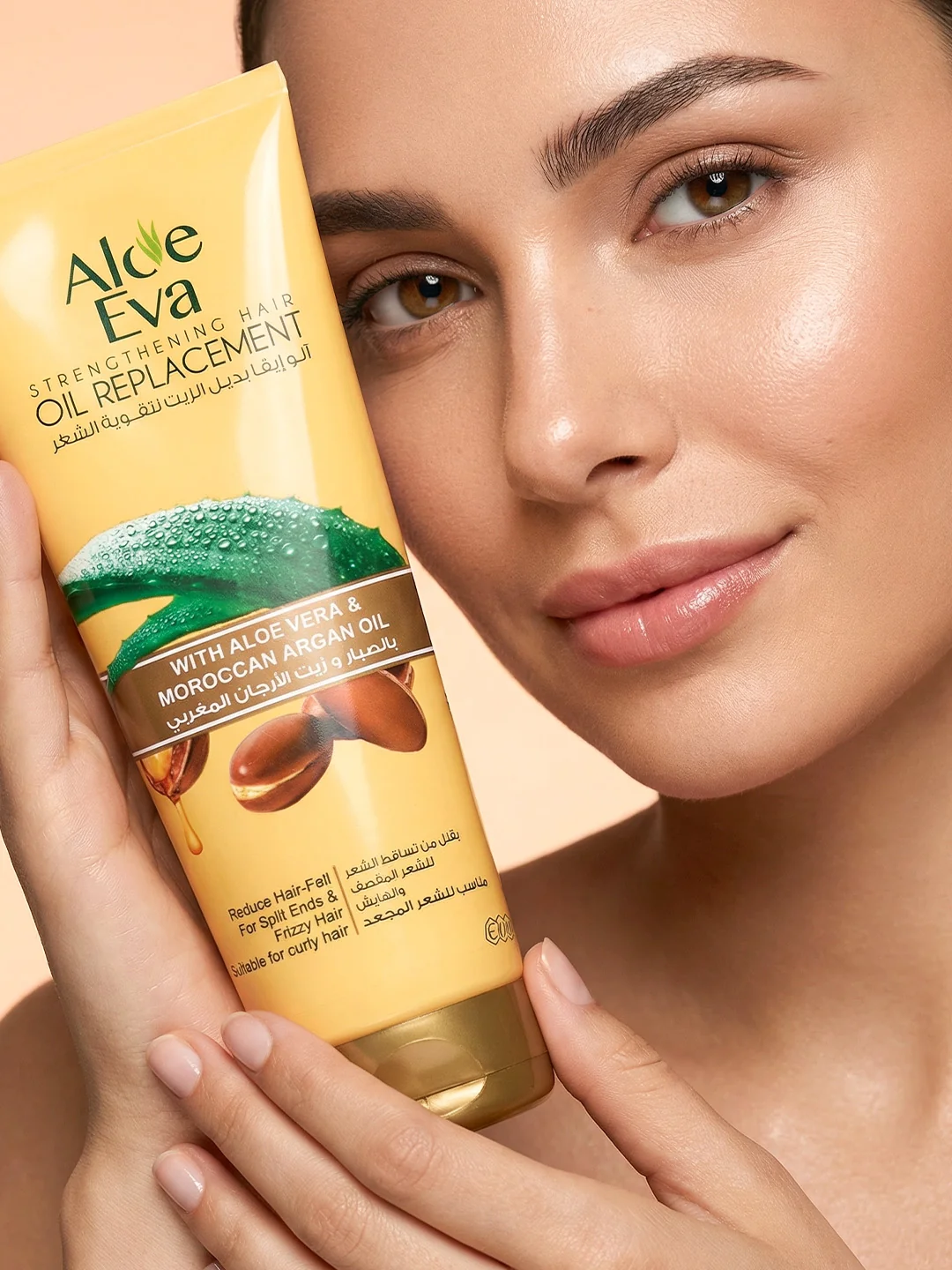 Aloe Eva Strengthening Hair OIL REPLACEMENT With Aloe Vera & Moroccan Argan Oil 250 ML - Image 4