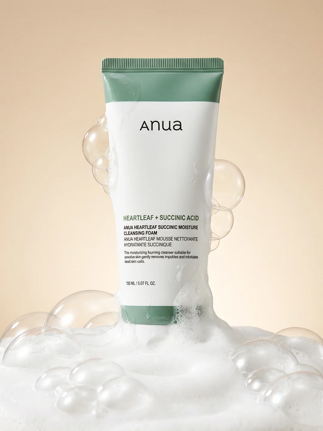Anua Heartleaf Succinic Cleansing Foam - Image 7