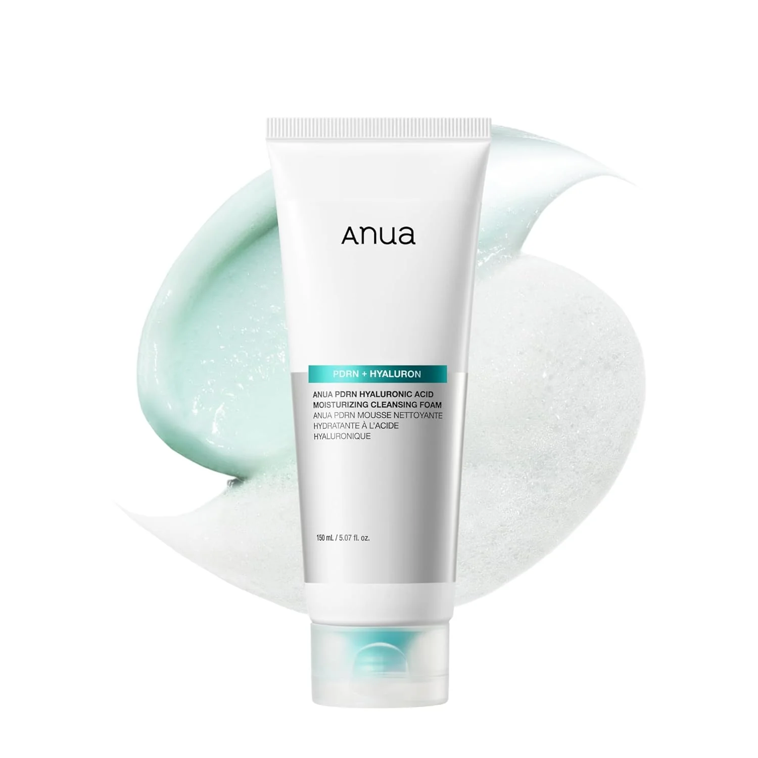 Anua PDRN Hyaluronic Acid Moisturizing Cleansing Foam 150ml