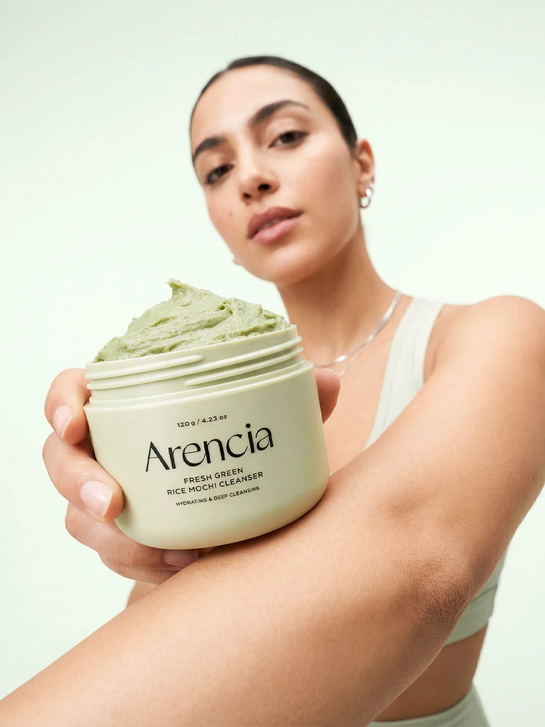 Arencia Fresh Green Rice Mochi Cleanser 120g - Image 7