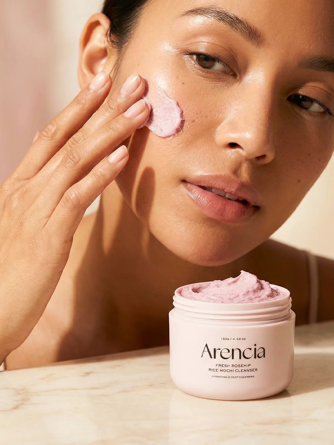 Arencia Fresh Rosehip Rice Mochi Cleanser 120g - Image 7