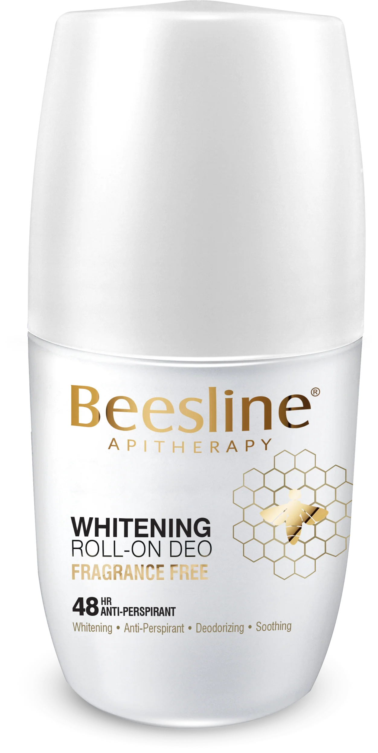 Beesline Whitening Roll On Deodorant - Fragrance Free 50ML