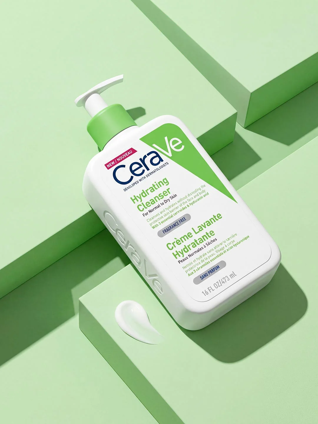Cerave Hydrating Cleanser For Normal to Dry Skin 473ml - Image 2