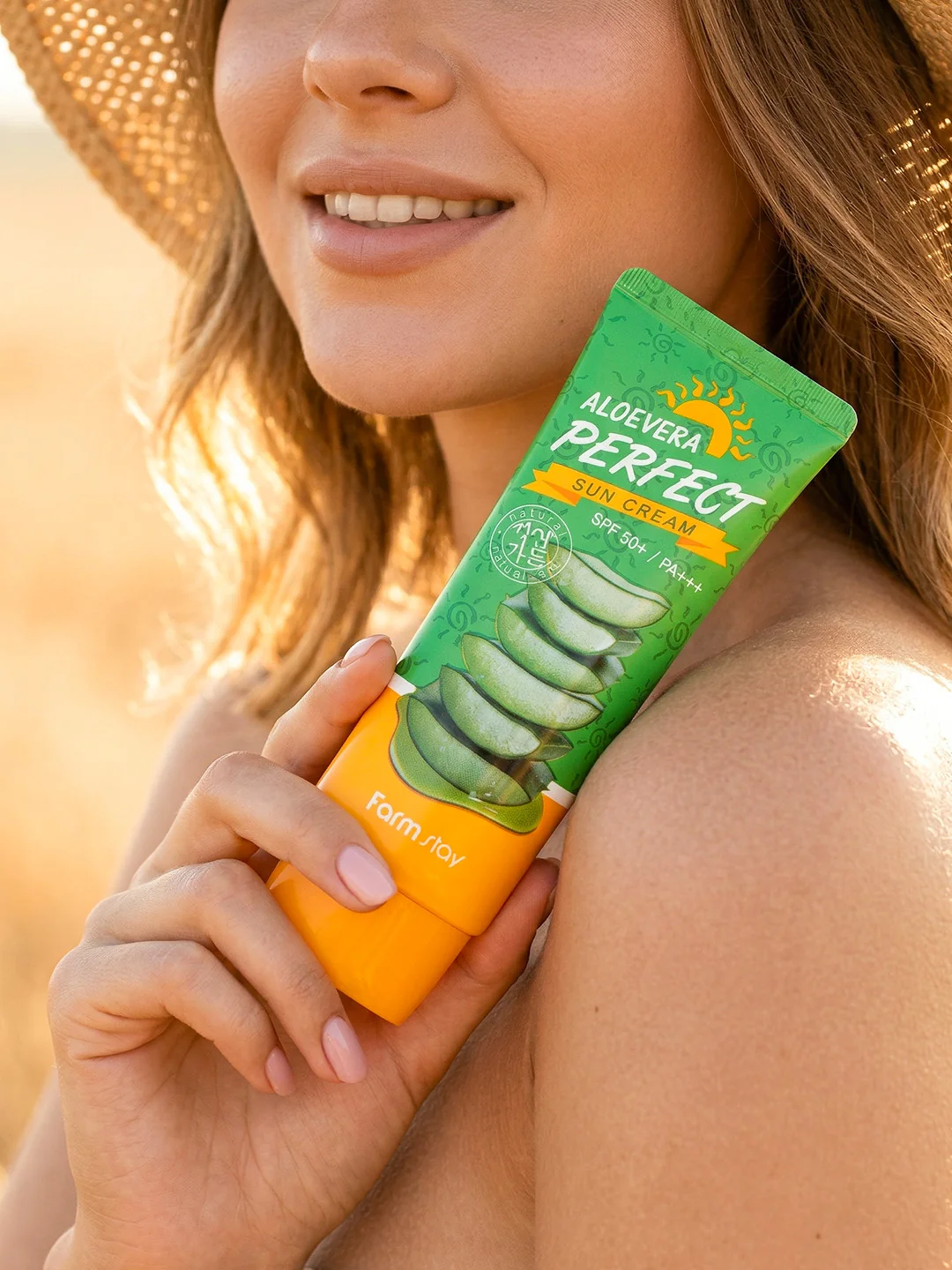 Farm Stay Aloevera Perfect Sun Cream SPF50 - Image 6