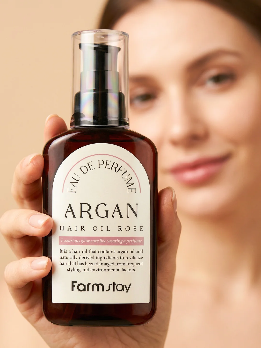 Farmstay Eau De Perfume Argan Hair Oil White Musk - Image 3