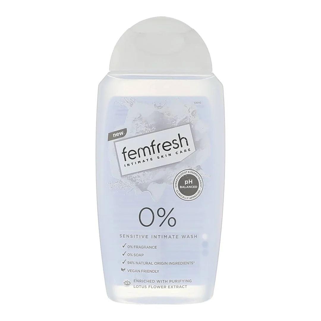 Femfresh Intimate 0% Sensitive Wash 250 ML