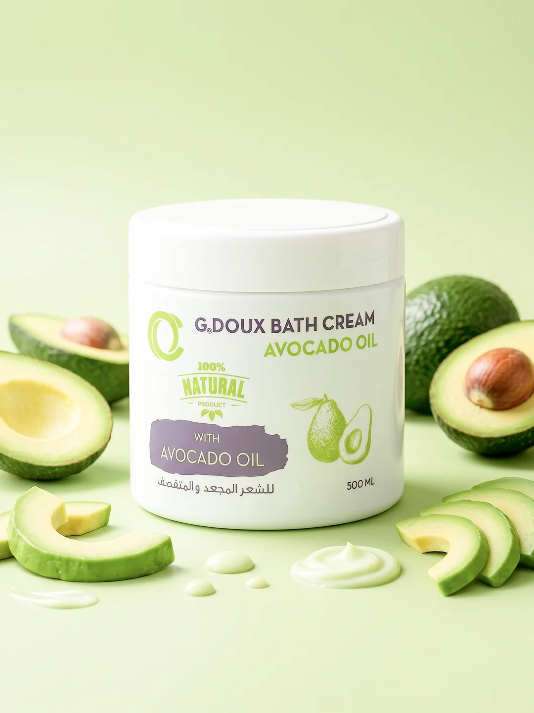 G Doux Bath Cream with Avocado Oil - Image 4