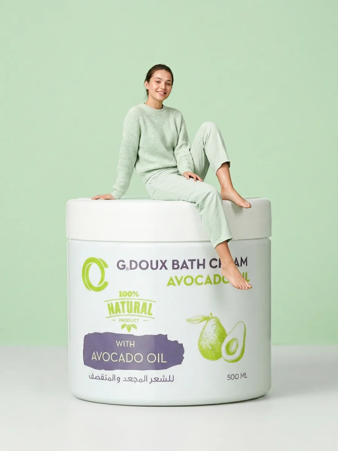 G Doux Bath Cream with Avocado Oil - Image 5