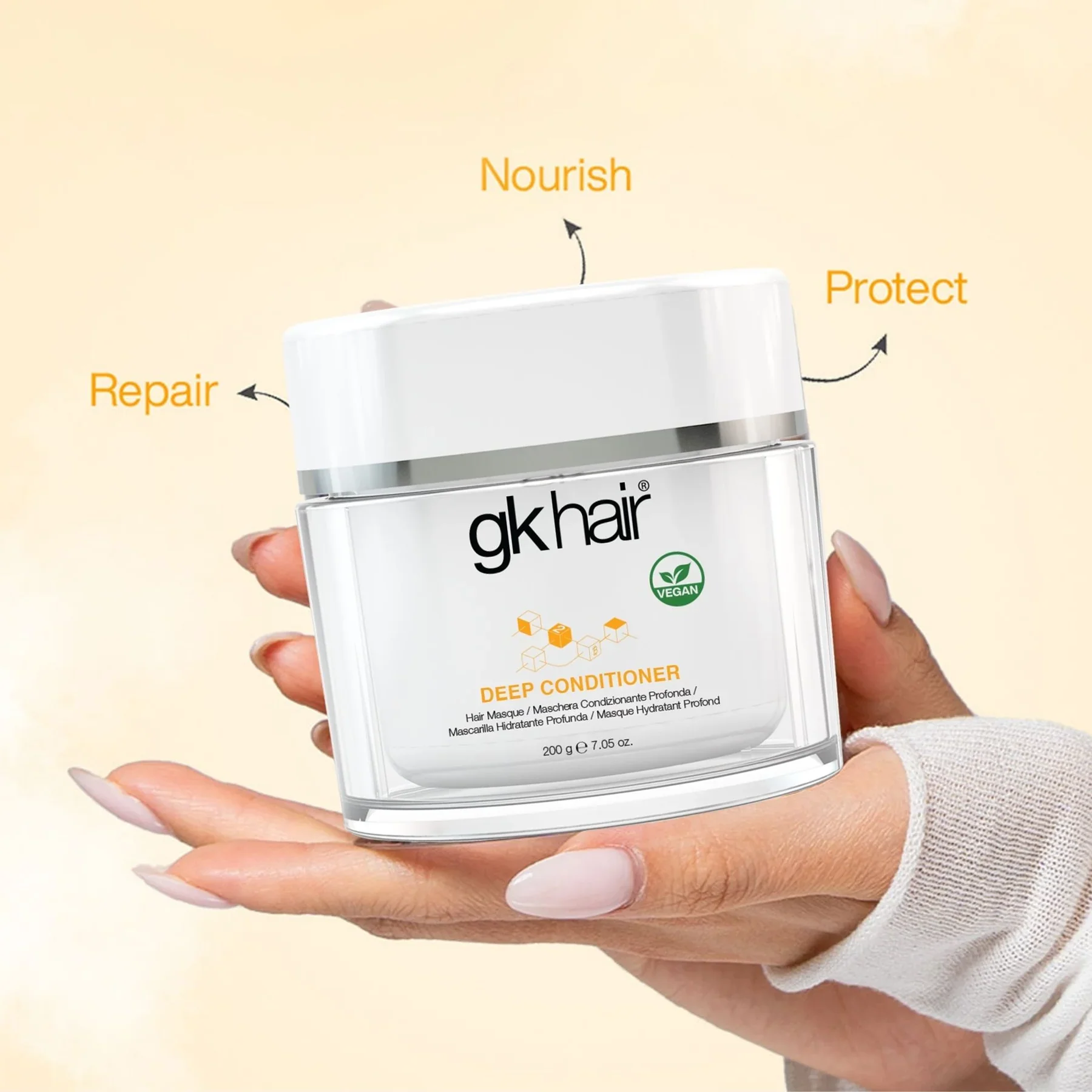 GK Hair Deep Conditioner Treatment 200ml - Image 5