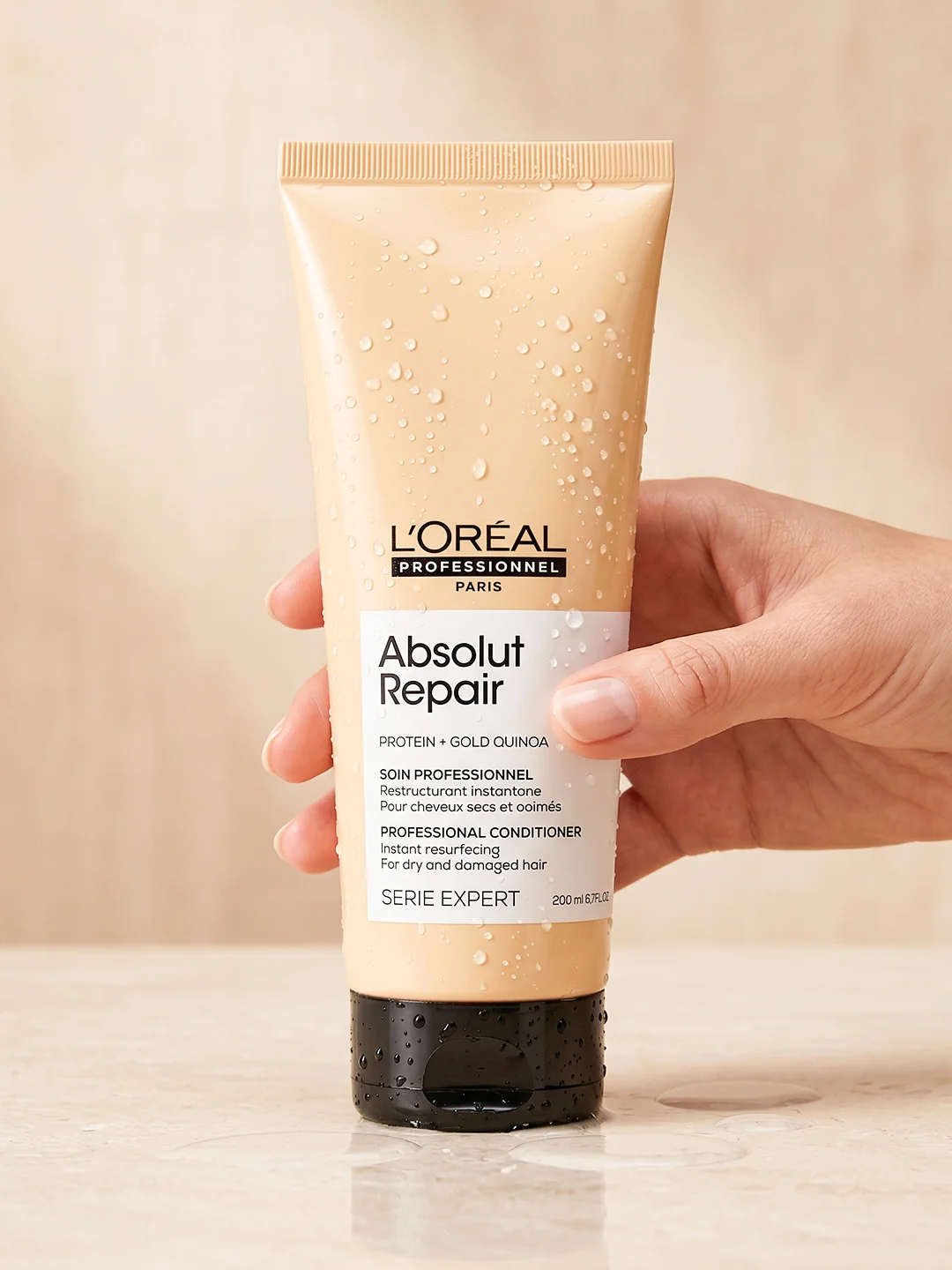 L’Oréal Professionnel – Absolut Repair Protein + Gold Quinoa Conditioner 200 ml - Image 2