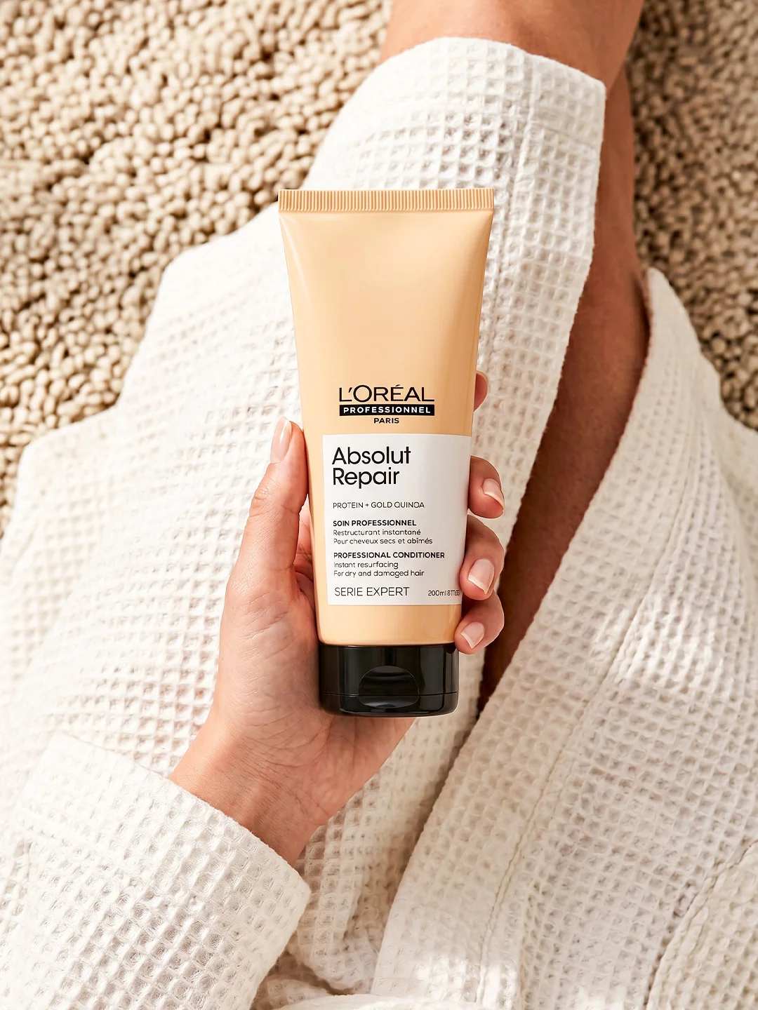 L’Oréal Professionnel – Absolut Repair Protein + Gold Quinoa Conditioner 200 ml - Image 3