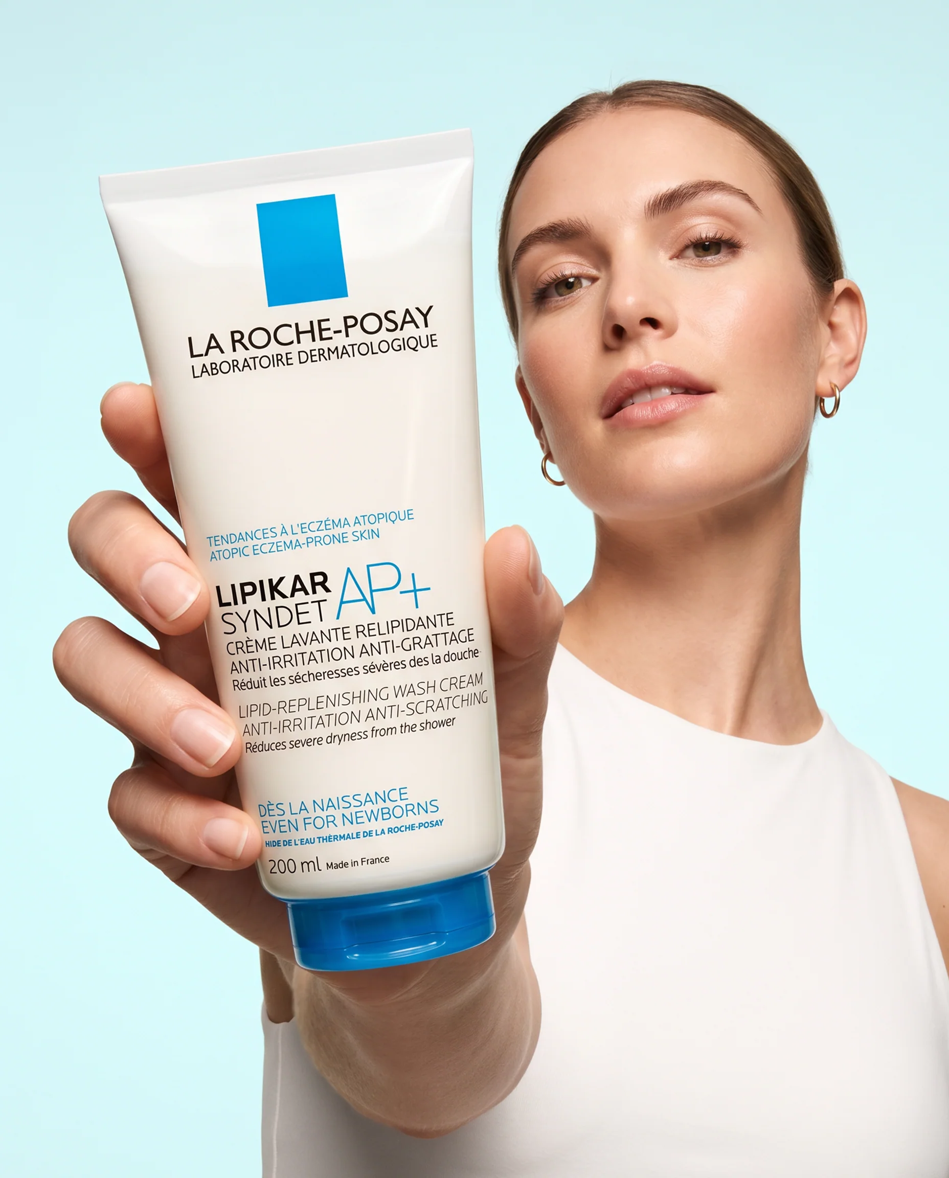 La Roche-Posay Lipikar Syndet AP+ Cream Wash for Face and Body - Image 4
