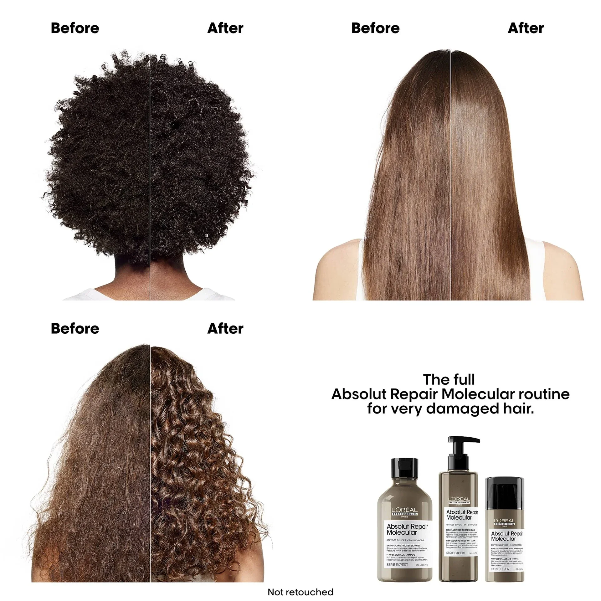 L'Oréal Professionnel Absolut Molecular Shampoo 300ml - Image 8
