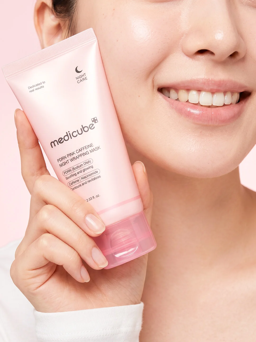 Medicube PDRN Pink Caffeine Night Wrapping Mask 75 ML - Image 6