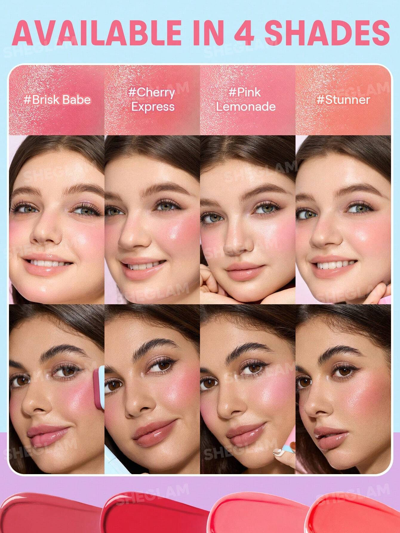 Sheglam Glass Glow Blush Stick - Image 5