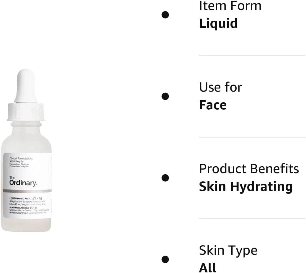 The Ordinary Hyaluronic Acid 2% + B5 2nd generation 30ml (International Version) - Image 4